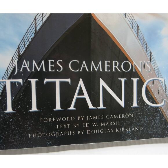 TITANIC by James Cameron Book 1997 Paperback 178 Pages Photographs Historical - Picture 3 of 9